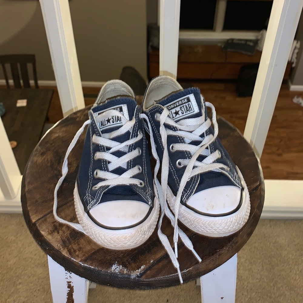Cute blue and white converse